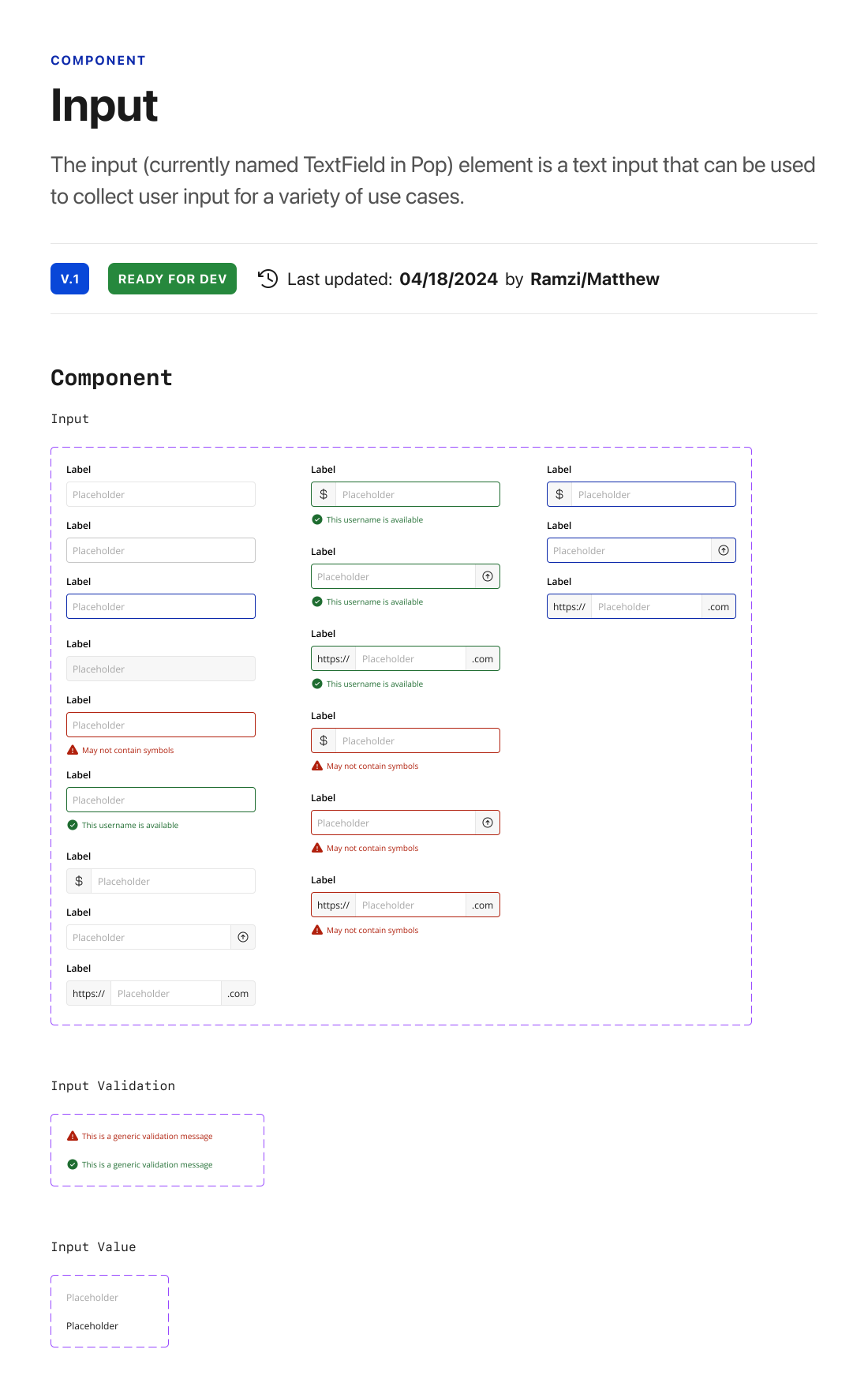 Component architecture